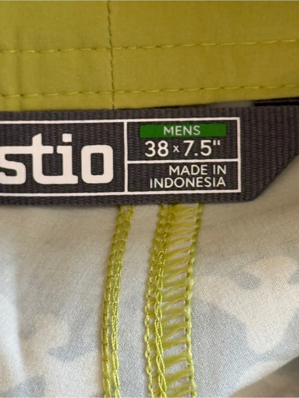 Stio Green Camo Men's Swim Board Shorts size 38